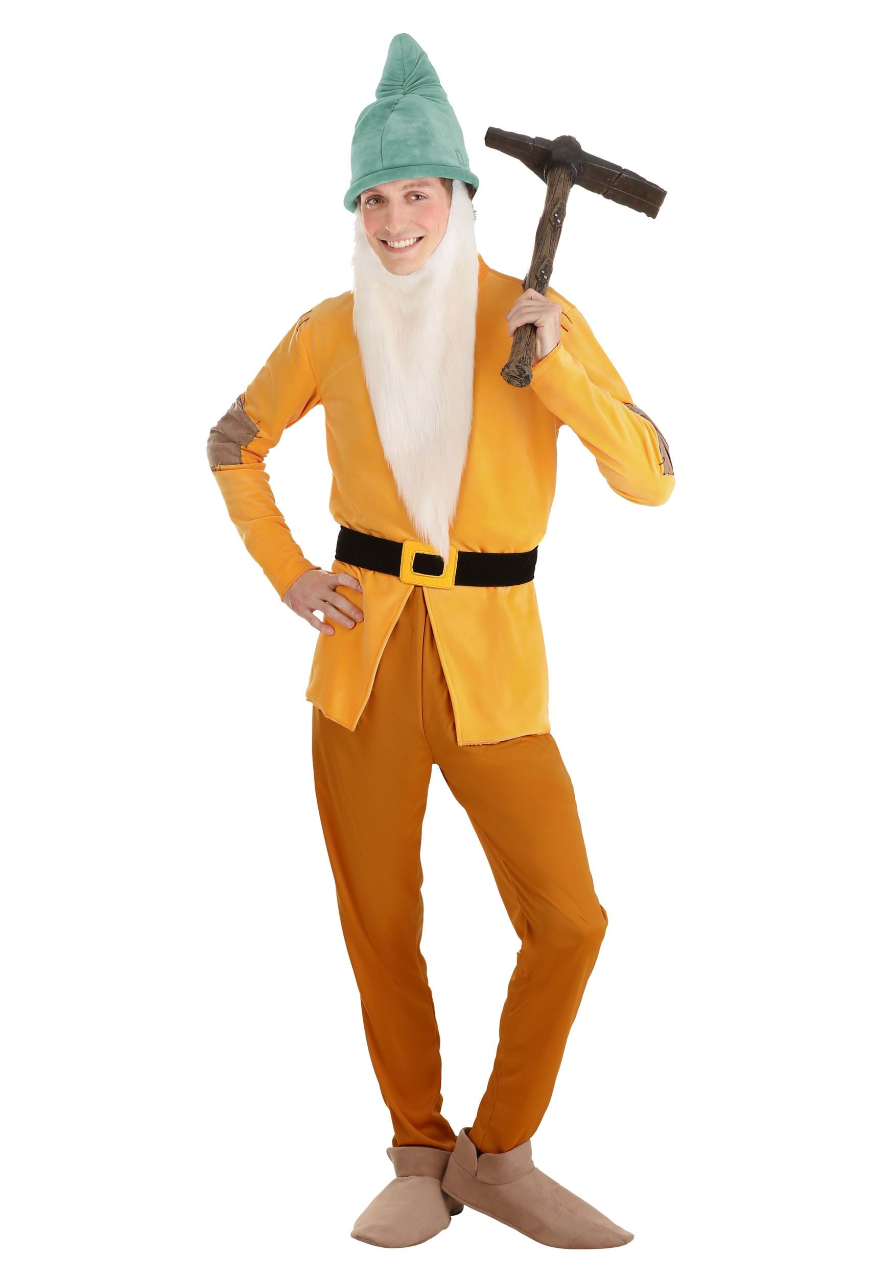 Photos - Fancy Dress Disney FUN Costumes Adult  Bashful Dwarf Costume Orange/White 