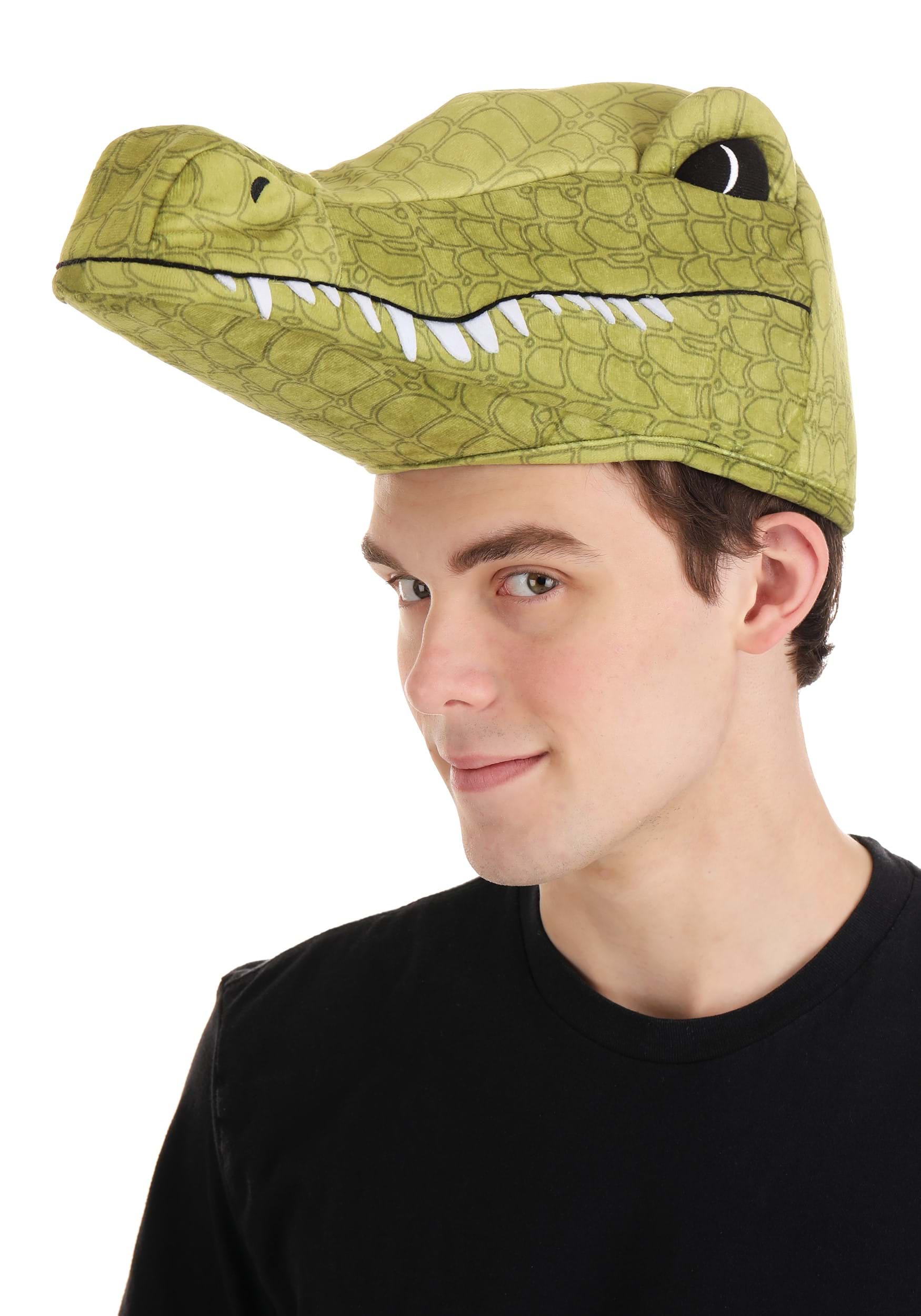 Plush Alligator Costume Hat