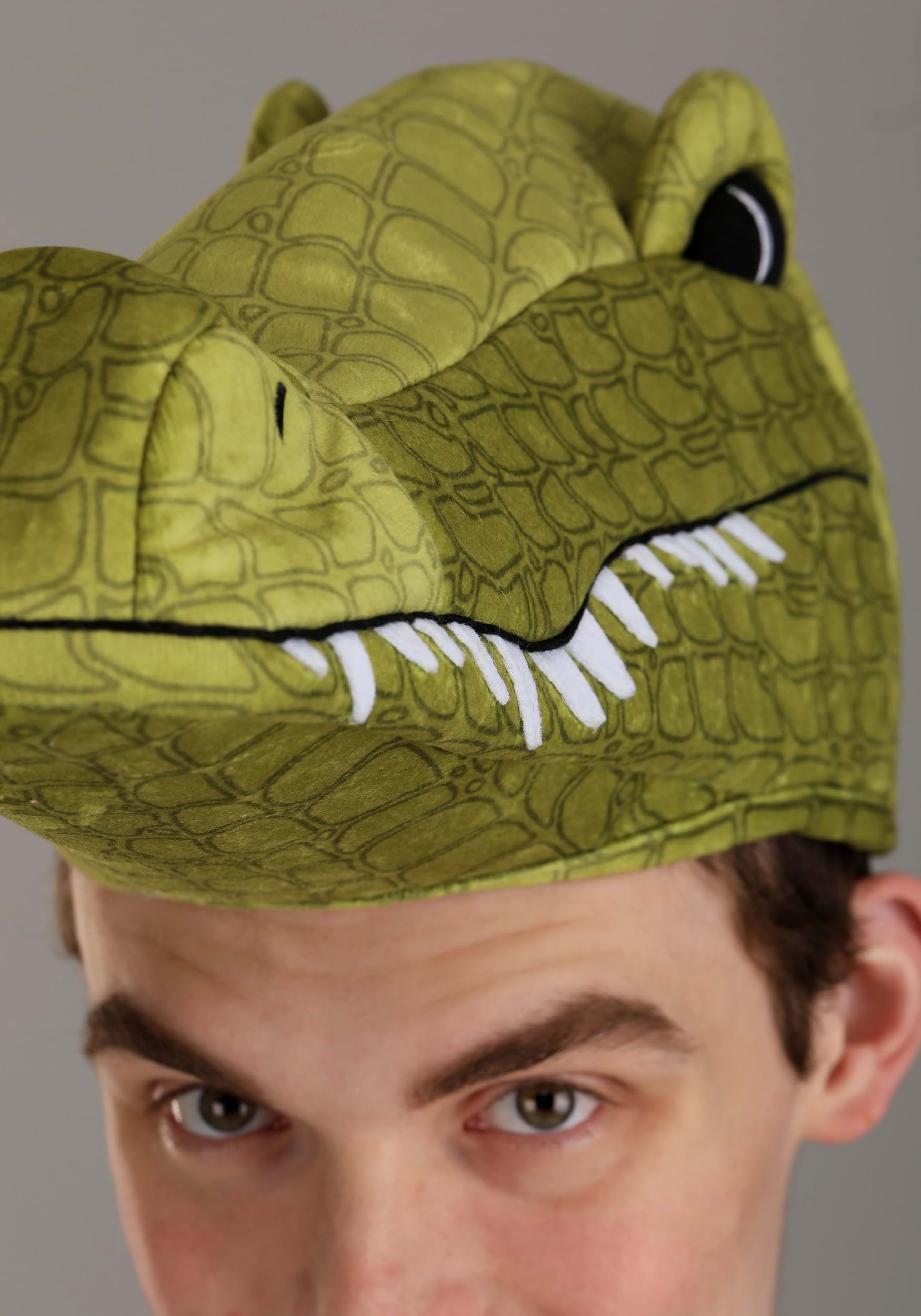 Plush Alligator Costume Hat