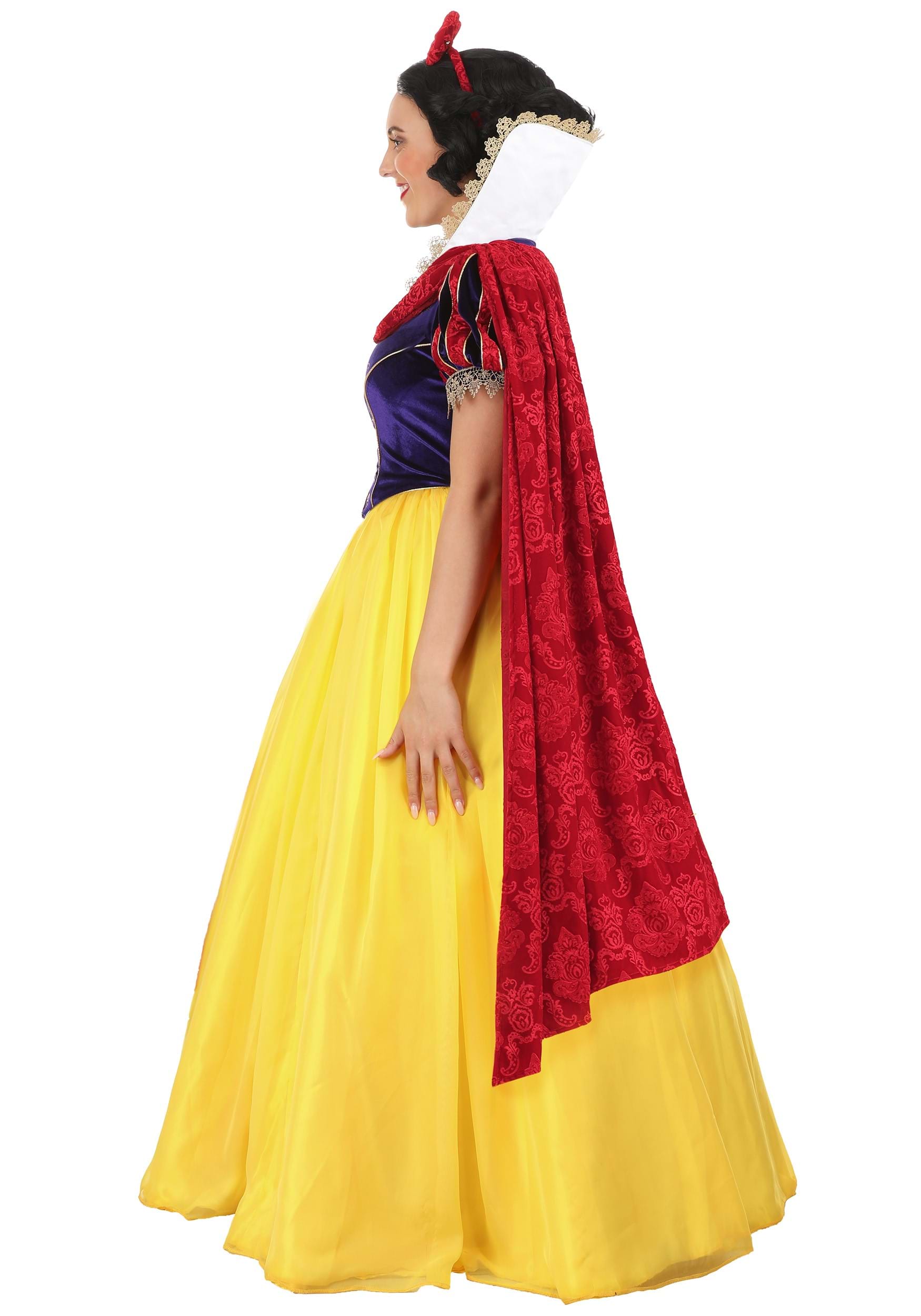 WISHTEN Snow White Costume for Women,Adults Princess Snow White Dress with  Headband, Halloween Costume Cosplay Dress Up Outfit (Medium) :  : Toys & Games