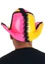Pink & Yellow Randy Savage Deluxe Cowboy Hat  Alt 2