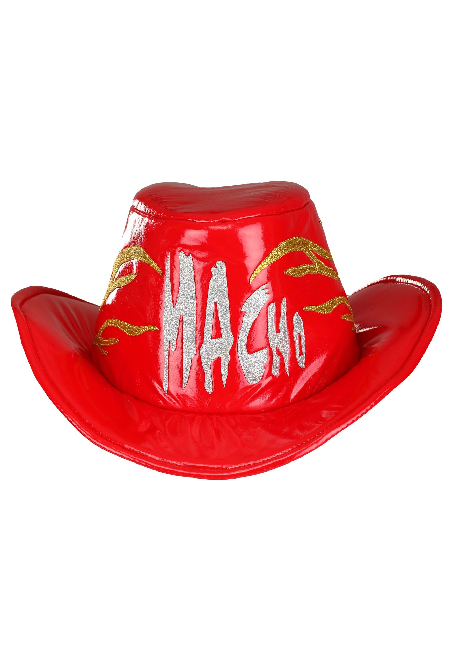 Randy Savage Deluxe Red Cowboy Hat Multicolor