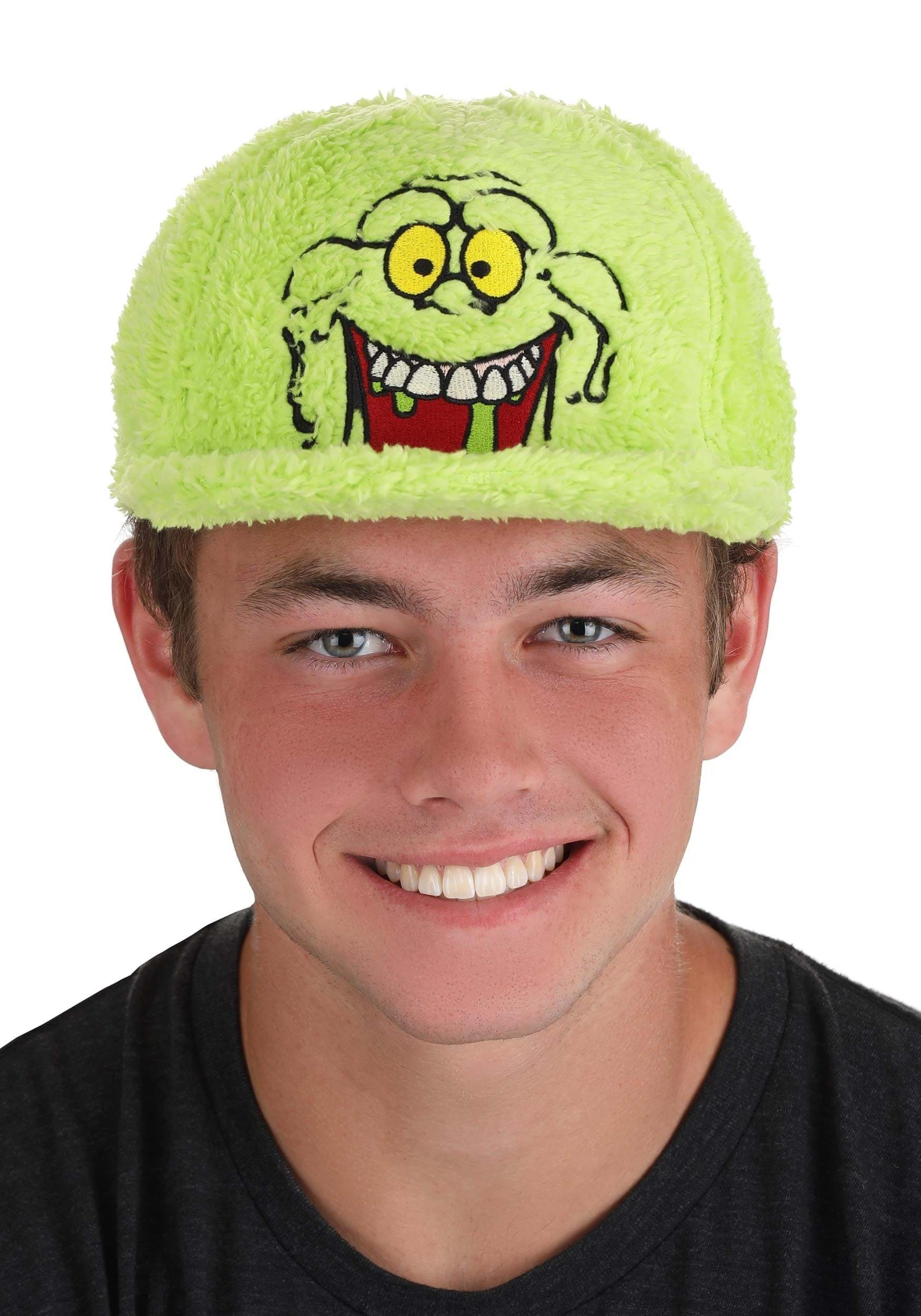 Slimer Fuzzy Flat Bill Cap