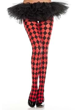 Red Diamond Jester Tights for Women