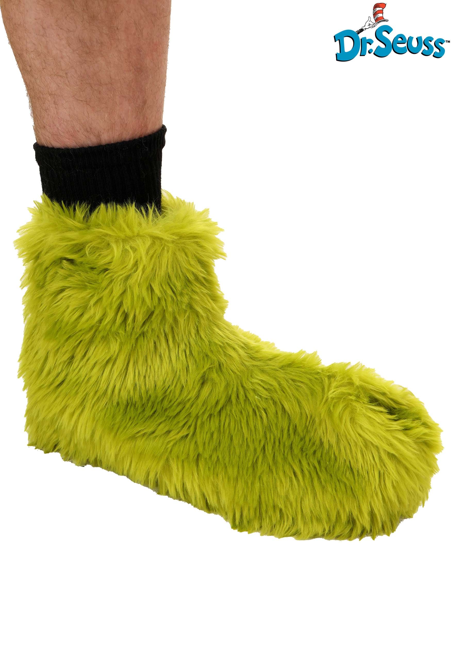 Grinch Fuzzy Socks Adult