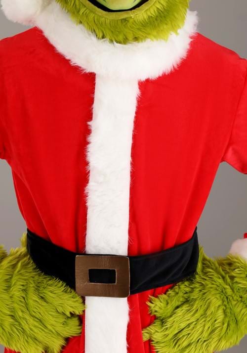 Adult The Grinch Santa Open Face Costume