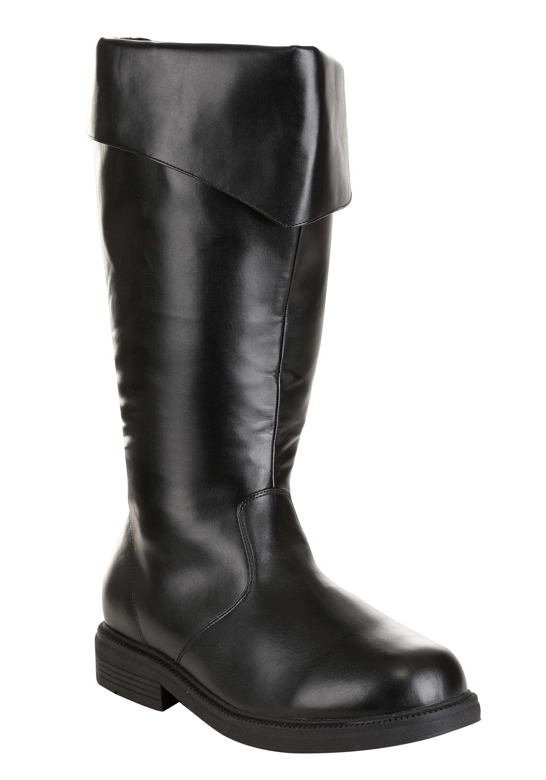 Tall Black Costume Boots For Men
