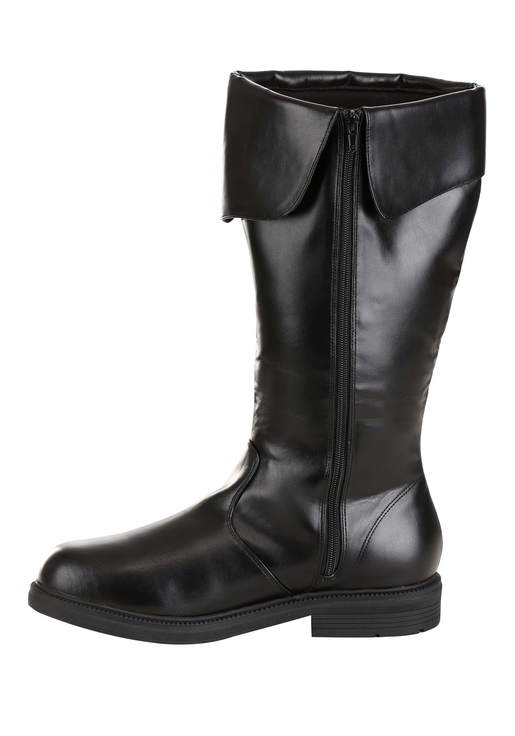 Tall Black Costume Boots For Men