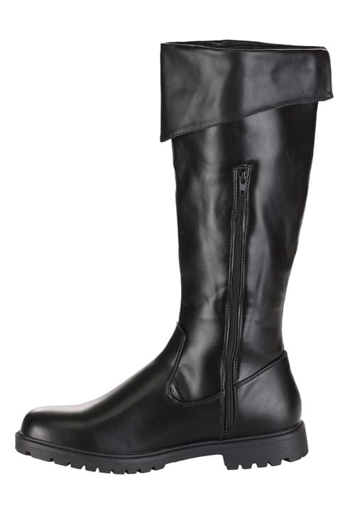 Tall Black Men's Costume Boots | Adult Costume Boots