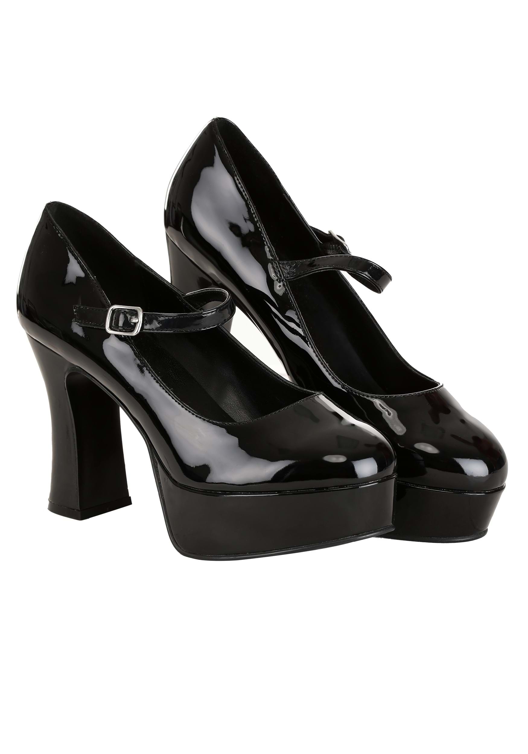 ALICE black patent leather Mary Janes pumps