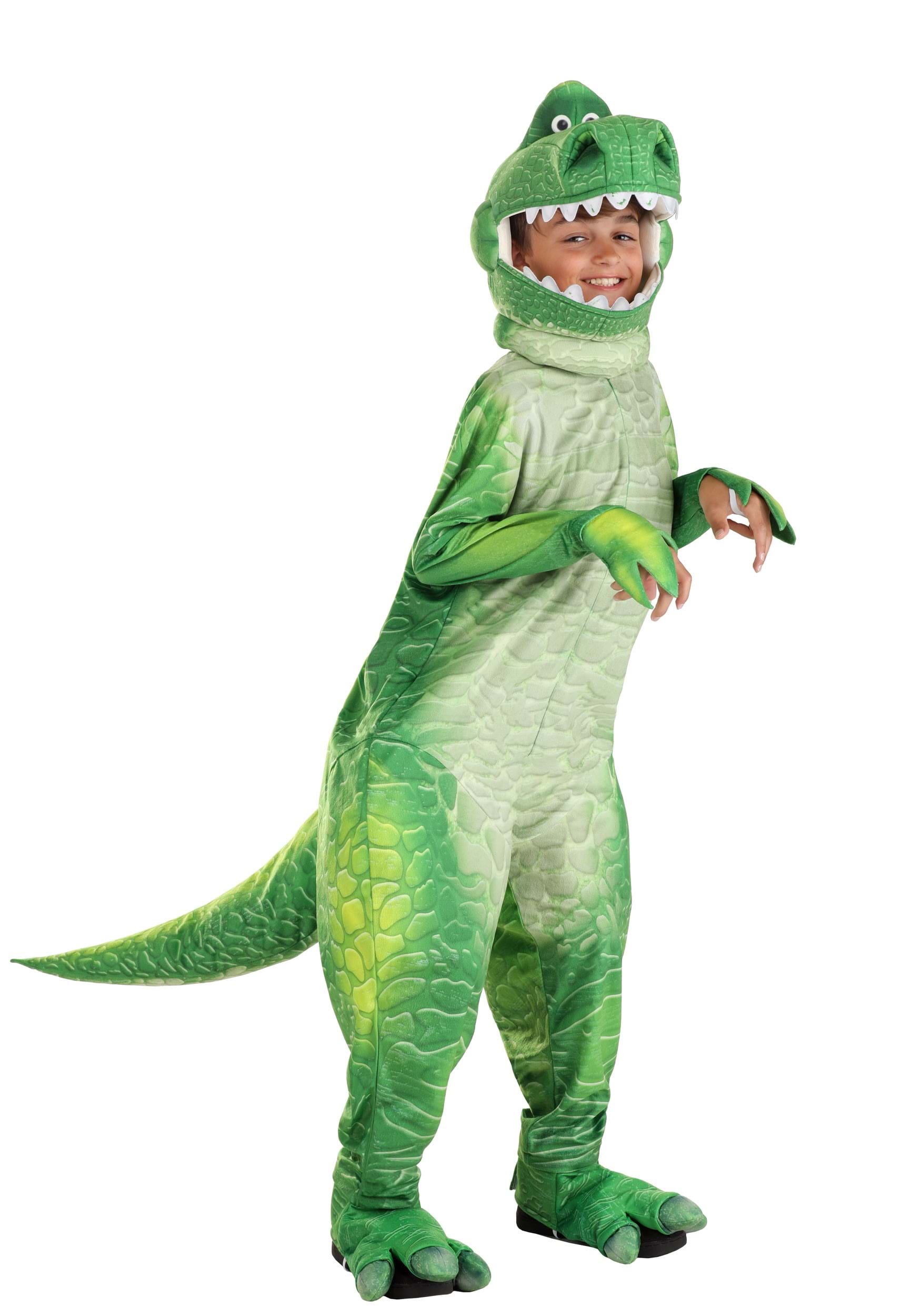 Photos - Fancy Dress Deluxe FUN Costumes Exclusive  Toy Story Rex Costume for Kids Green/Yel 