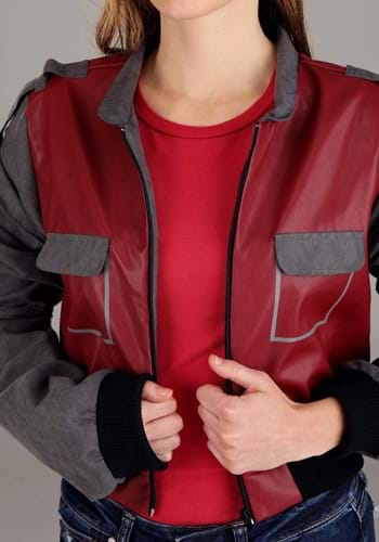 Back to the Future II Women's Marty McFly Costume Jacket