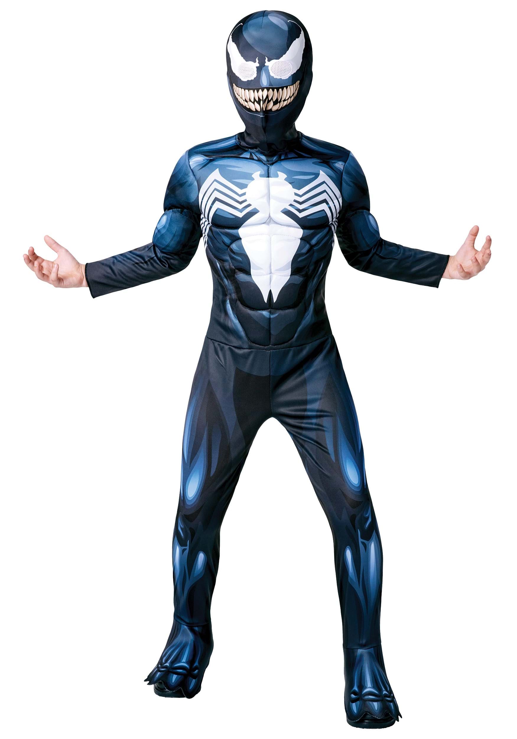 Marvel Venom Mask Adult Halloween Costume Cosplay Latex Spiderman ...