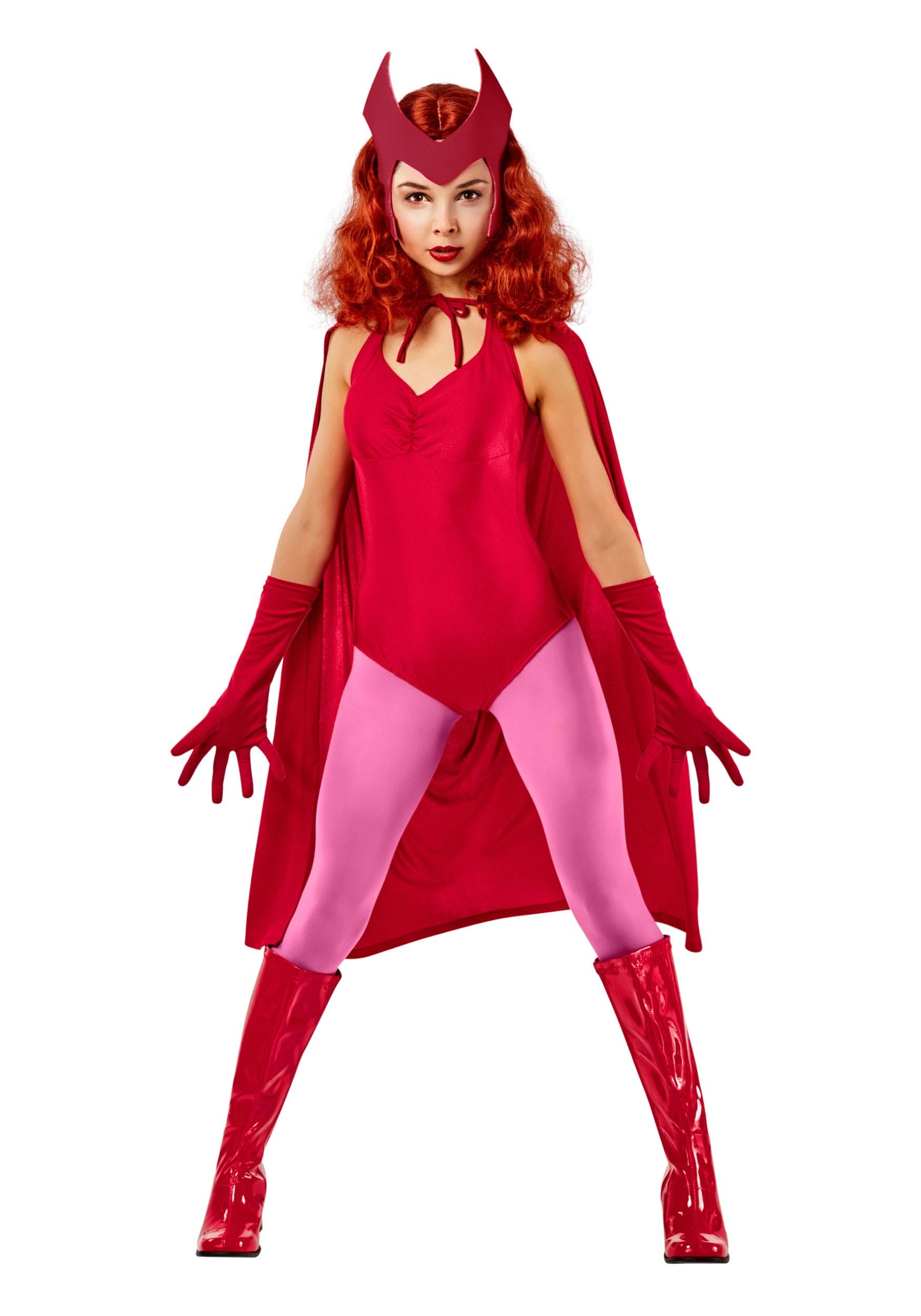 simple scarlet witch costume