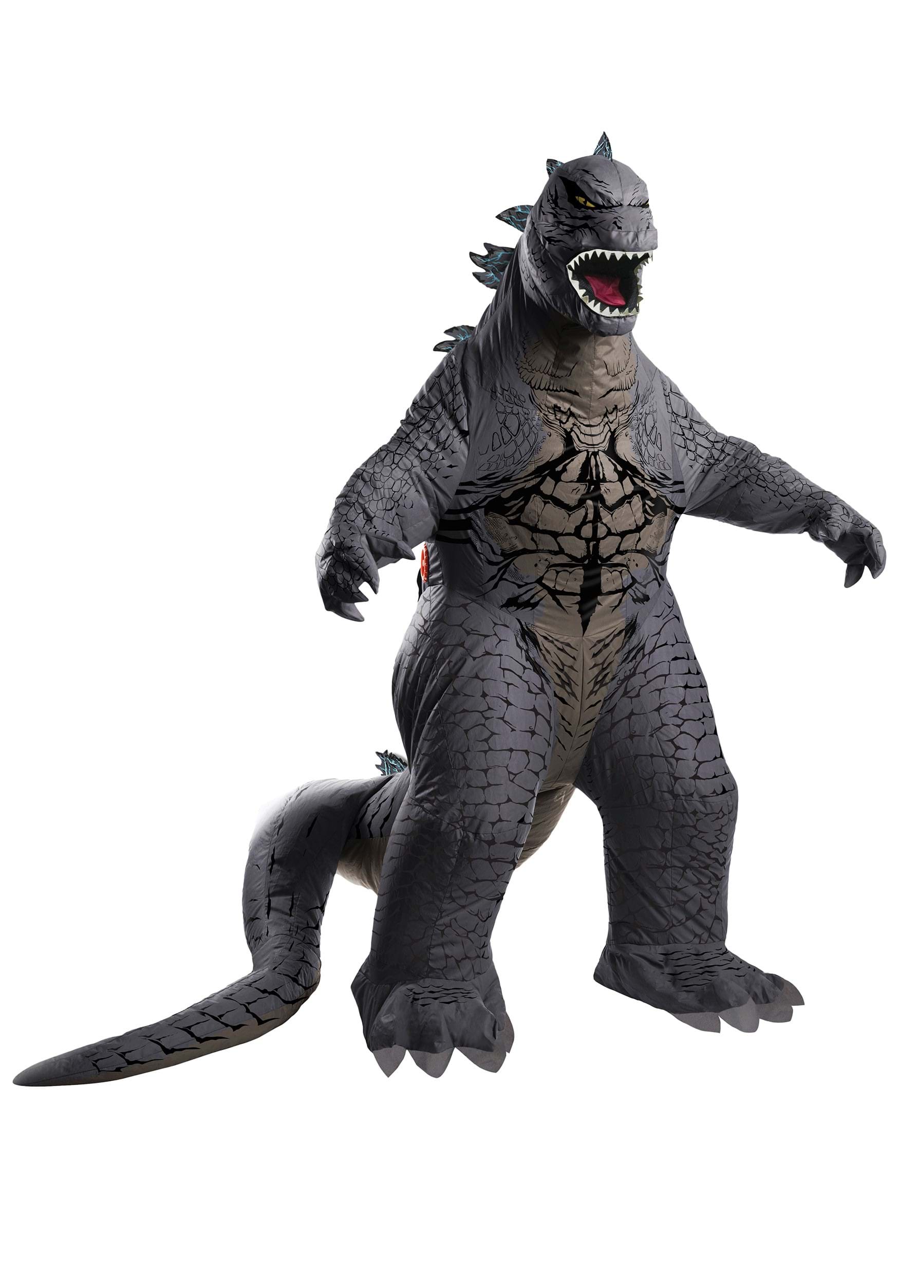 Godzilla vs Kong Godzilla Disfraz inflable para niños Multicolor