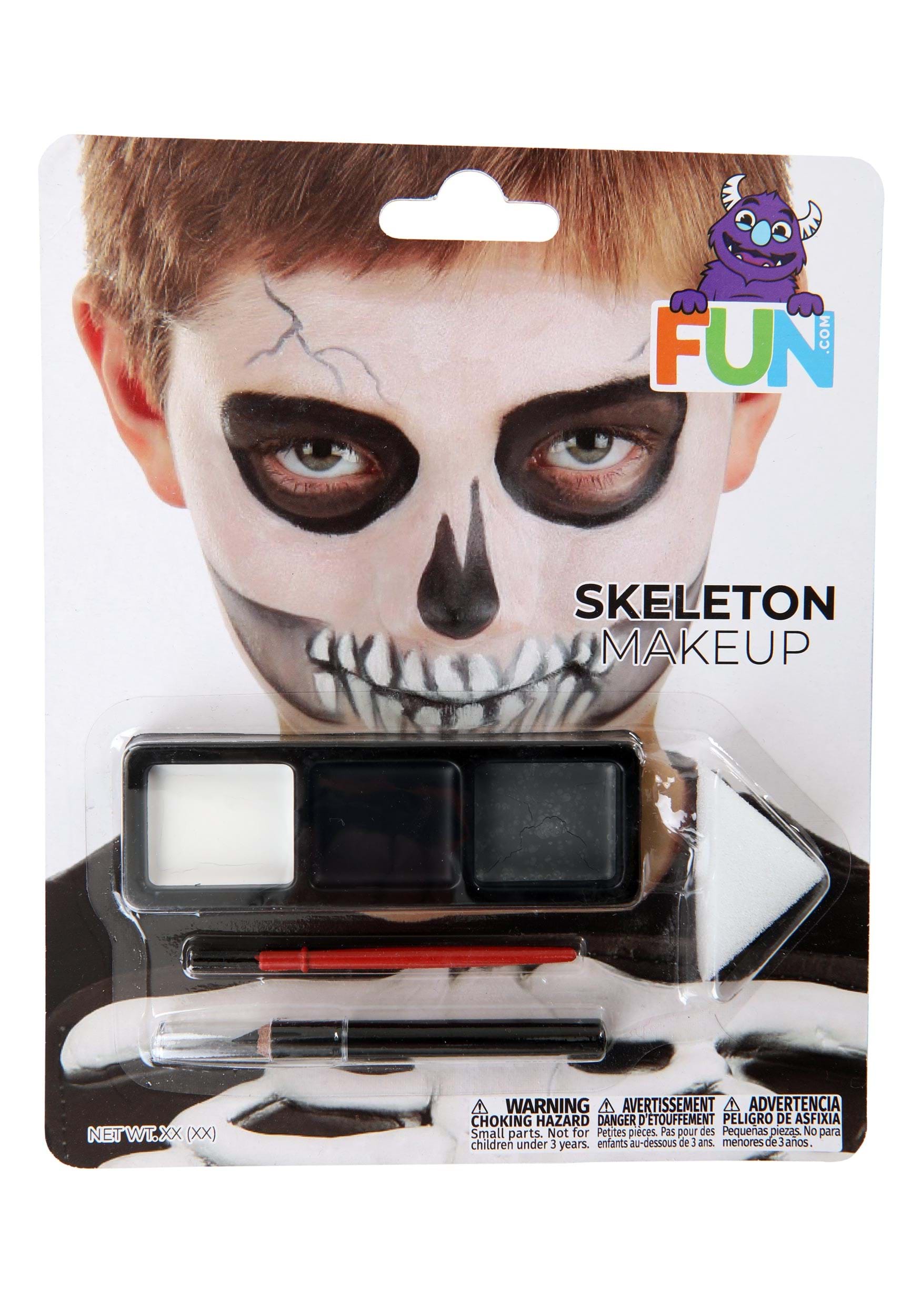 Kit de maquillaje esqueleto exclusivo Multicolor