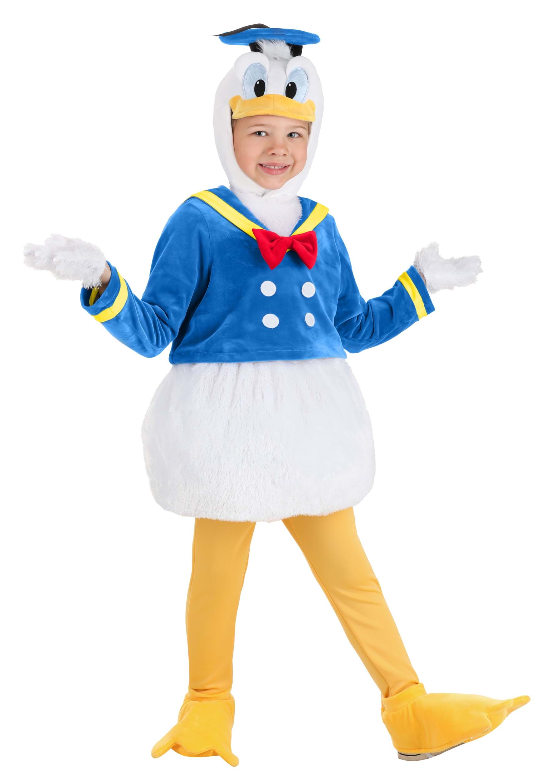 Photos - Fancy Dress FUN Costumes Donald Duck Costume for Toddlers Orange/Blue/White