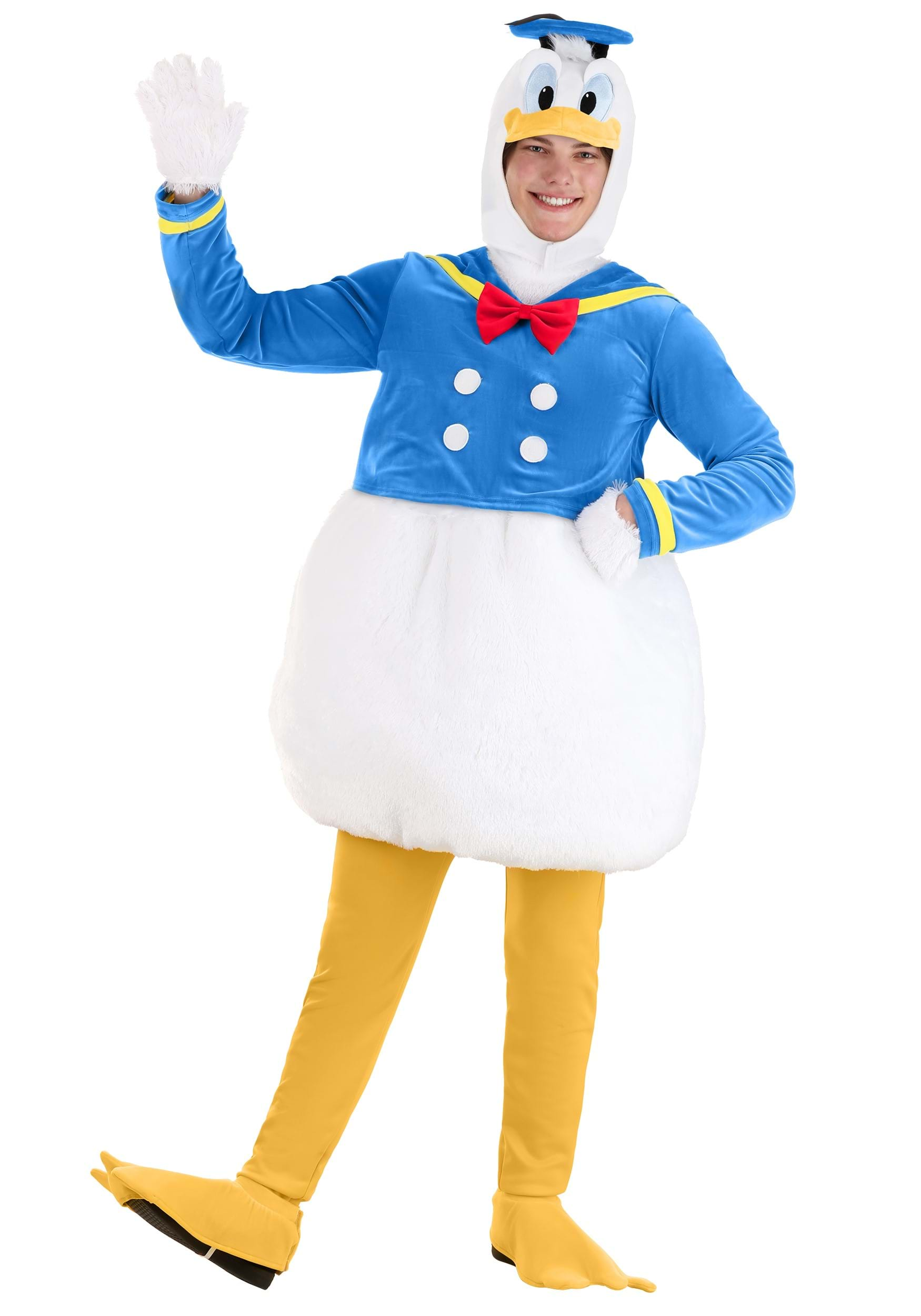 Photos - Fancy Dress Disney FUN Costumes  Donald Duck Adult Costume Orange/Blue/White 