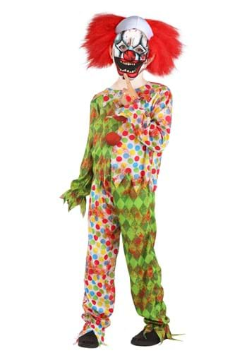 Kids Creepy Masked Clown Costume