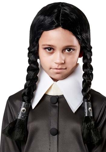 The Adams Family 2 Wednesday Child Wig with Braids