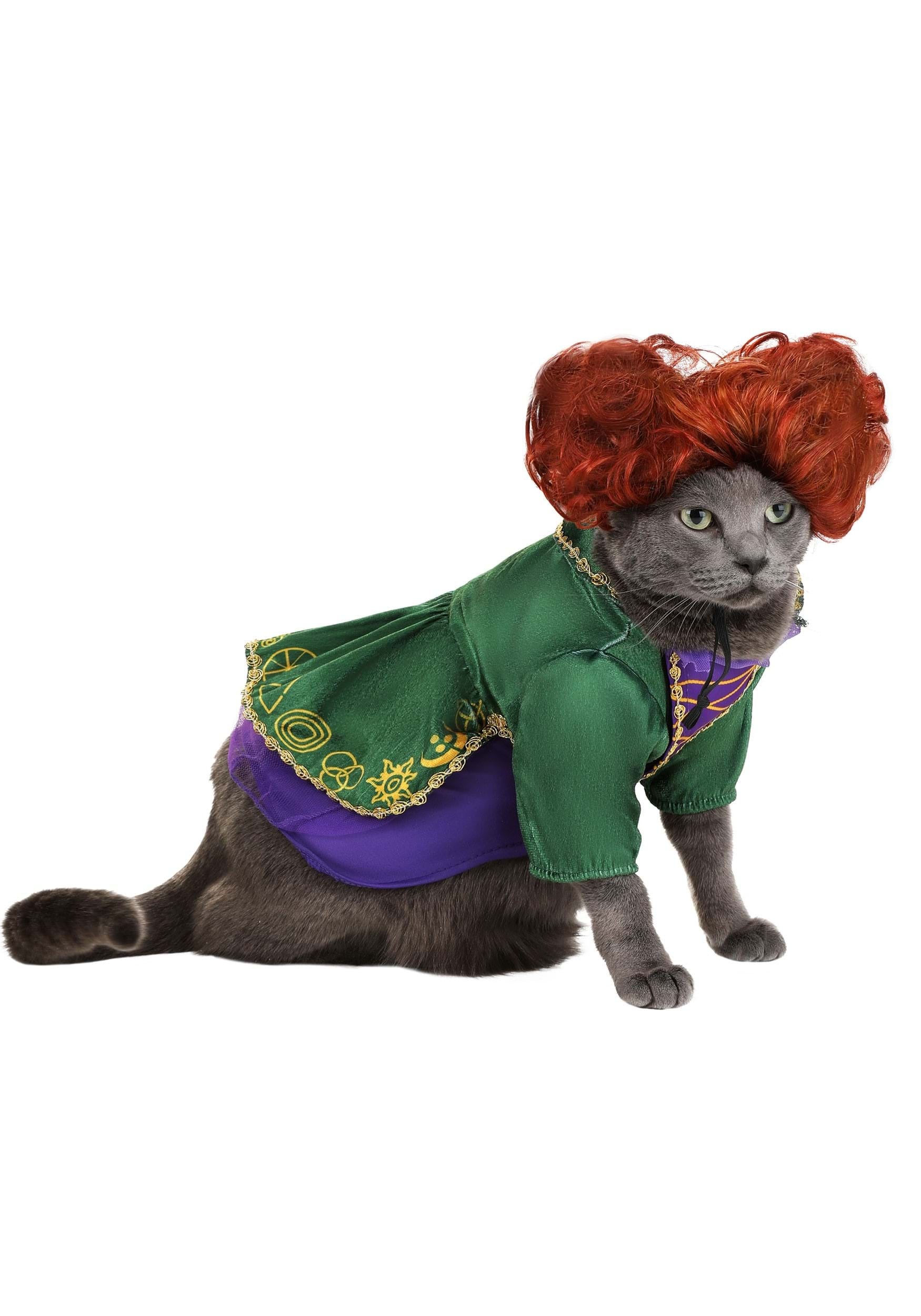 Disney Hocus Pocus Ride-On Sanderson Sisters Dog & Cat Costume, Large