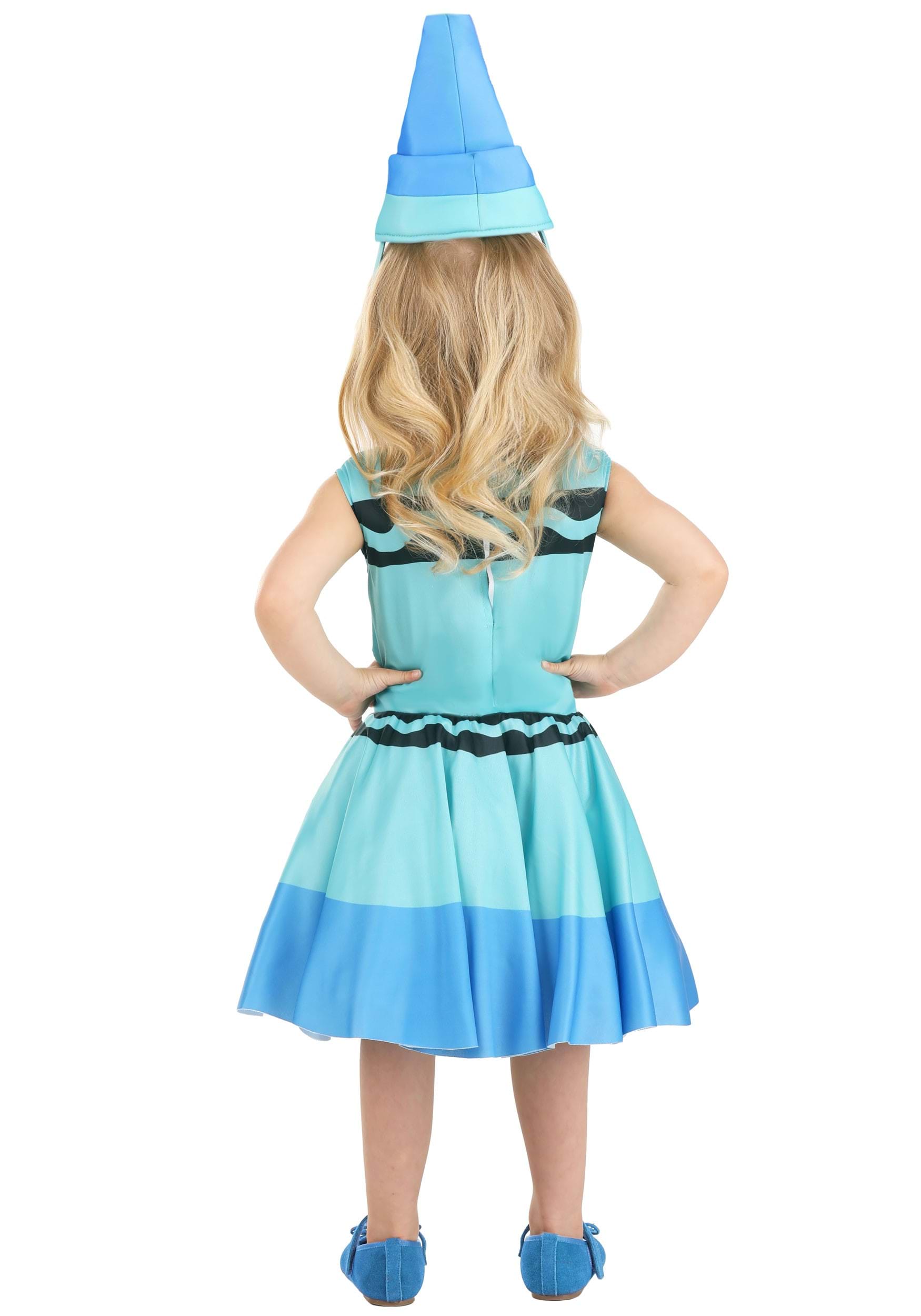 Blue Crayola Crayon Toddler Costume Dress