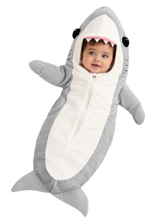 Swimming Shark Bunting Infant Costume New Main