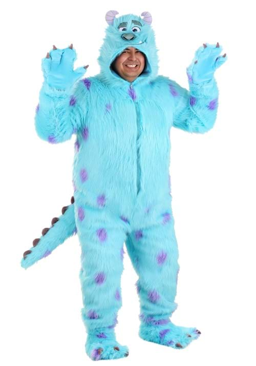 Plus Size Monsters Inc Adult Hooded Sulley Costume