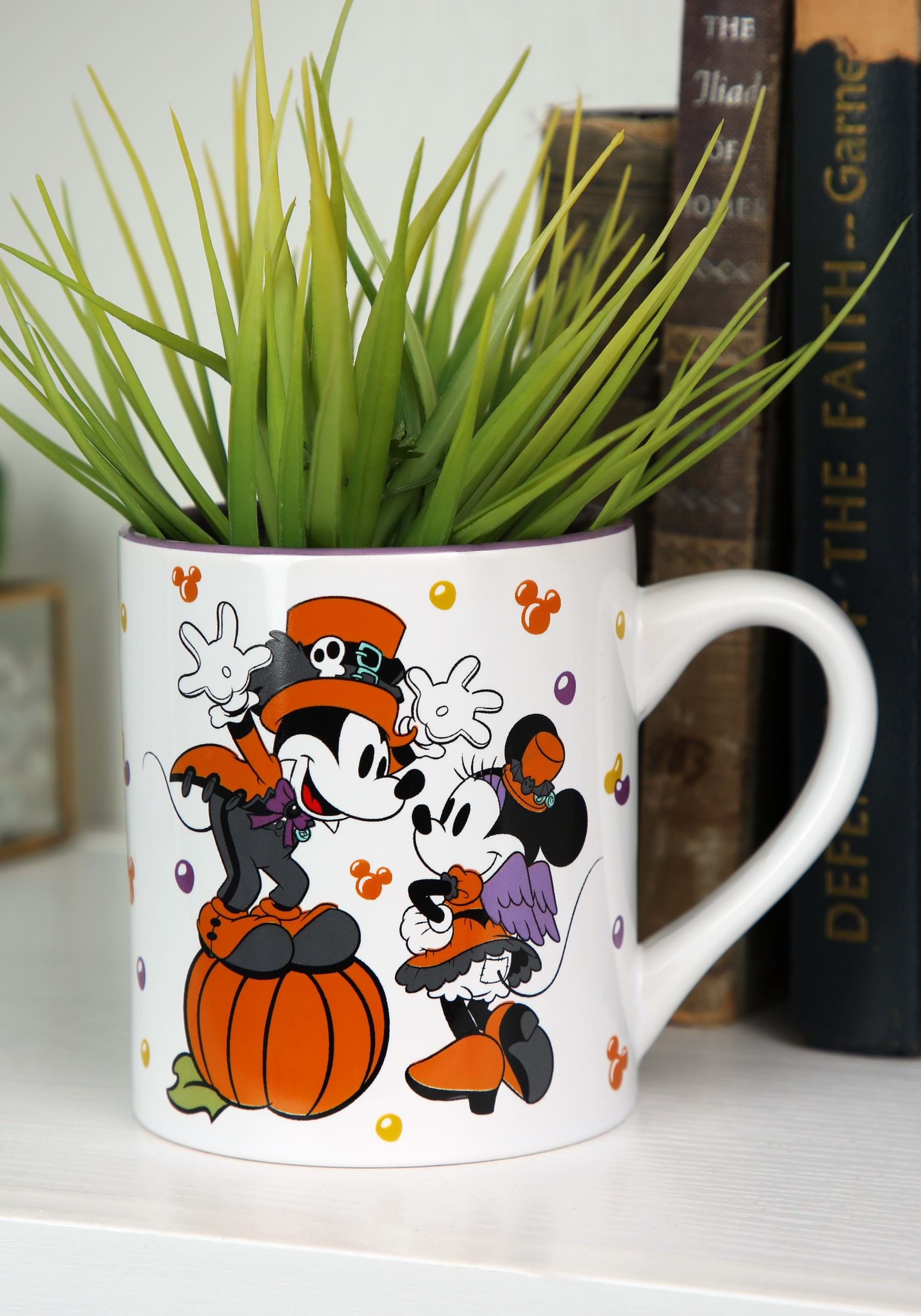 Let's Party Mickey And  Minnie Disney Halloween Mug