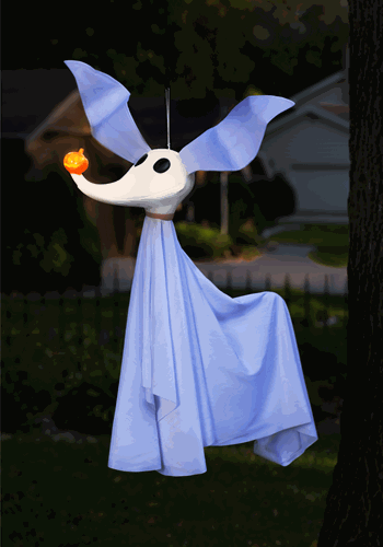 28.5-Inch Nightmare Before Christmas Light Up Zero Halloween Prop | Disney Decorations