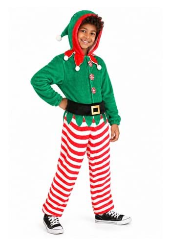 Kids Elf Onesie Costume Main 1