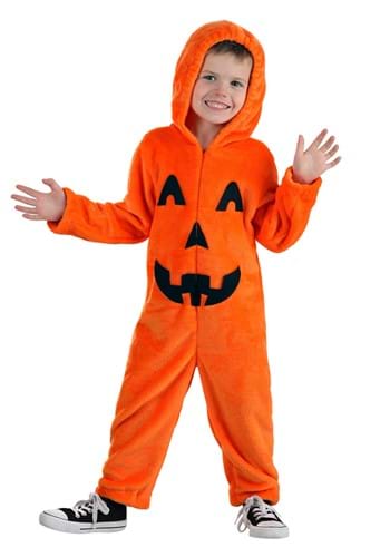 Toddler Jack-O-Lantern Onesie Costume