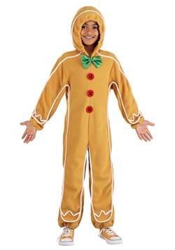 Kid's Gingerbread Man Onesie Costume