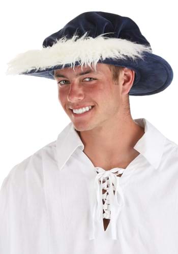 Disney Prince Charming Blue Feather Hat | Disney Costume Accessories