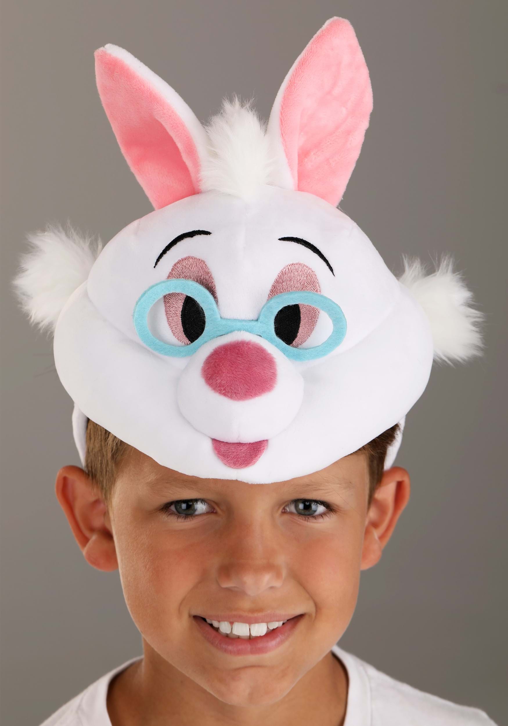 White Rabbit Plush Headband & Tail Kit