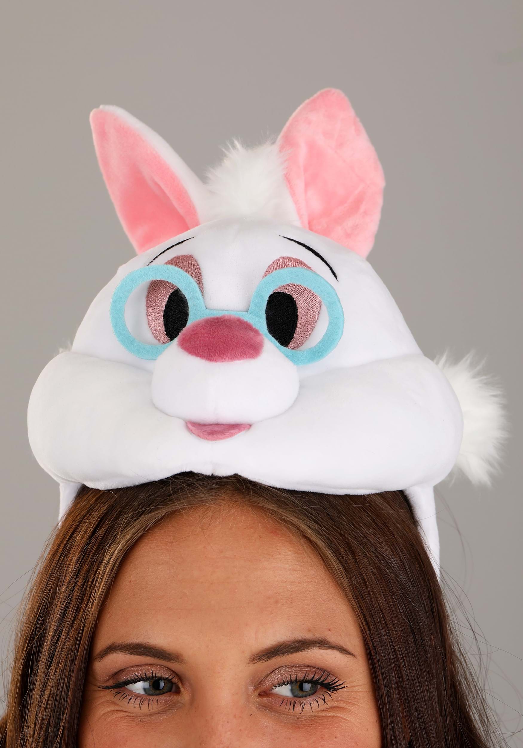 White Rabbit Plush Headband & Tail Kit