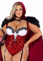 Plus Size Women's Playboy Red Riding Hood Costume