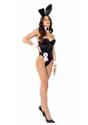 Womens Black Playboy Bunny Costume Alt 2