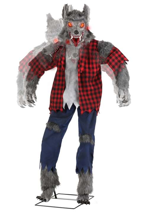 6FT Animated Classic Werewolf Halloween Prop | Werewolf Decorations