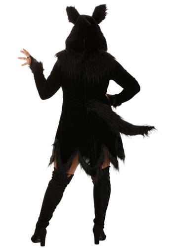 Plus Size Black Wolf Costume for Women