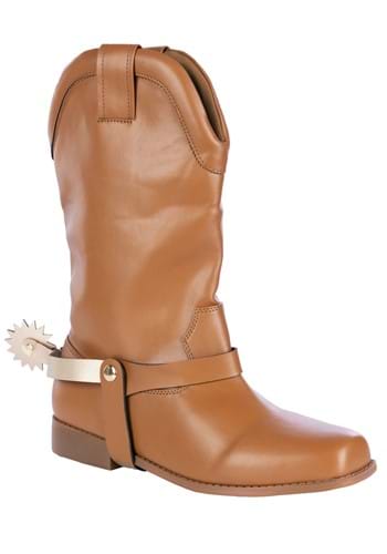 Kid's Cowboy Brown Boots with Spurs | Cowboy Accessories