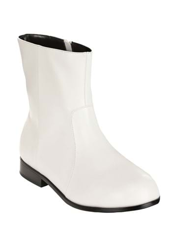 Adult White Patent Platform Gogo Boots