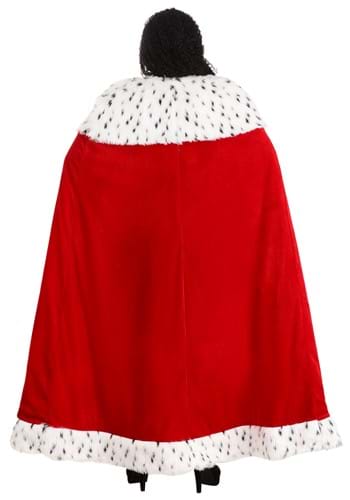 Long Royal Red Cape Accessory