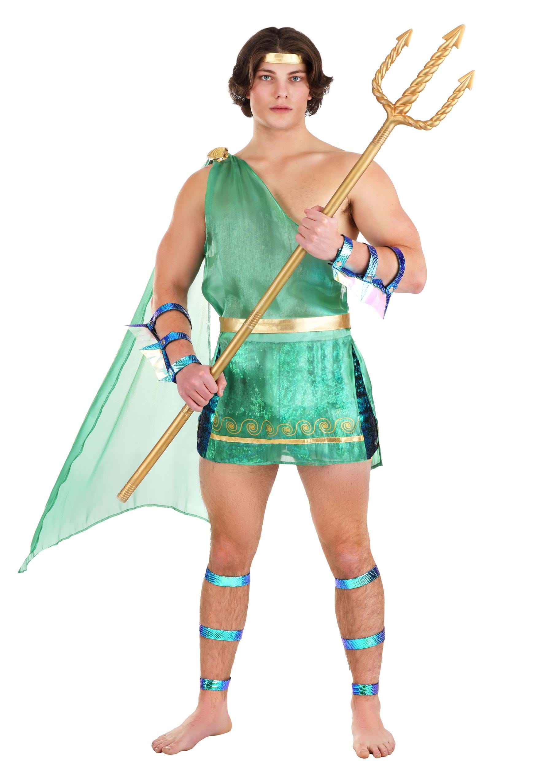 Men's Poseidon Sexy Costume