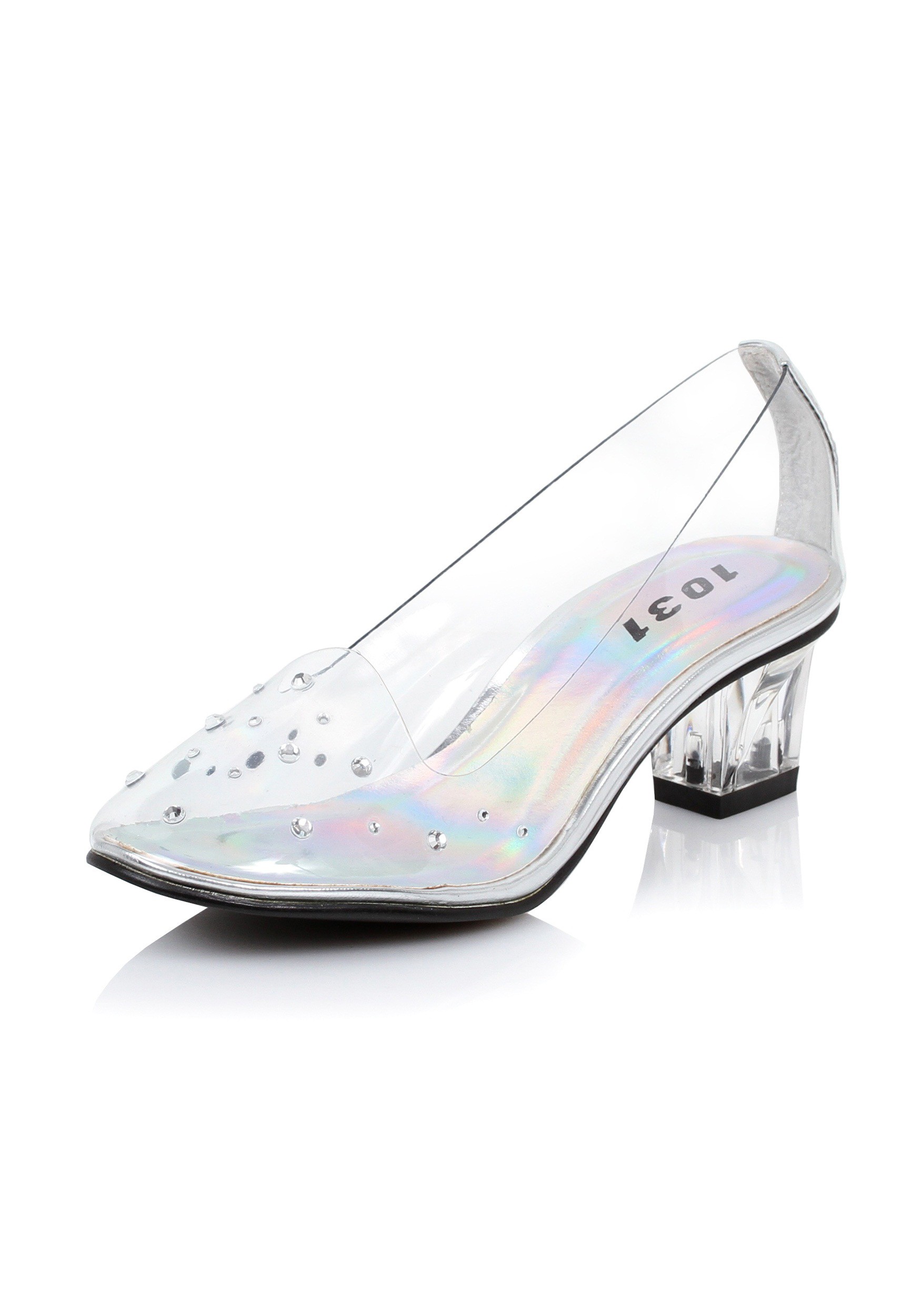 Clear store cinderella shoes