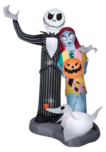 6 FT Airblown Nightmare Before Christmas Scene Large