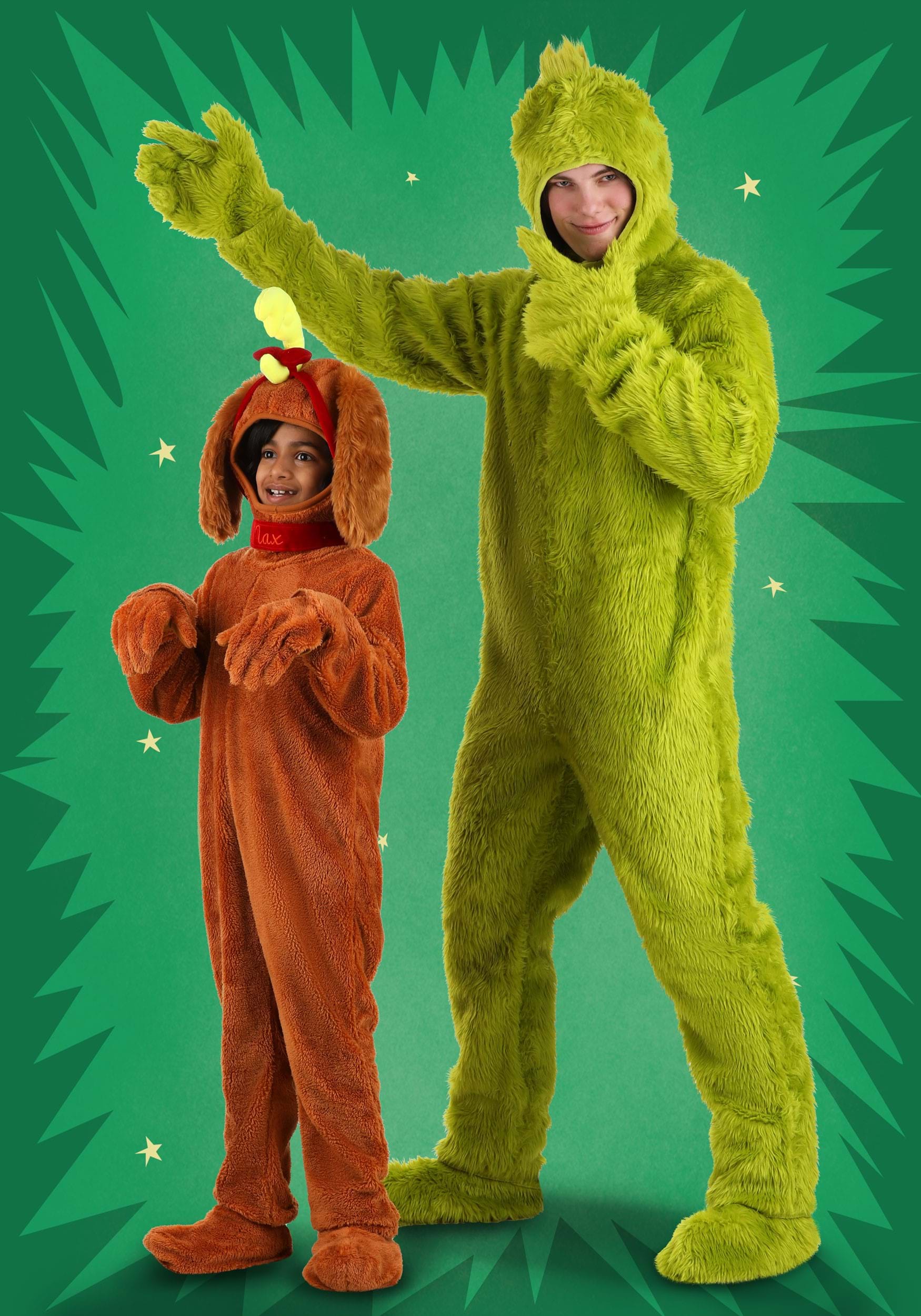 Adult Dr Seuss Grinch Open Face Costume