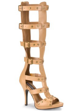 closed toe gladiator boots