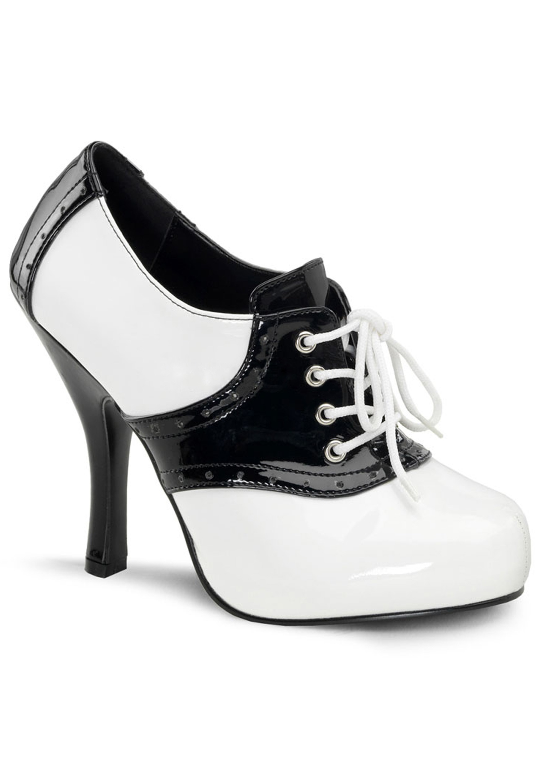 black & white saddle shoes