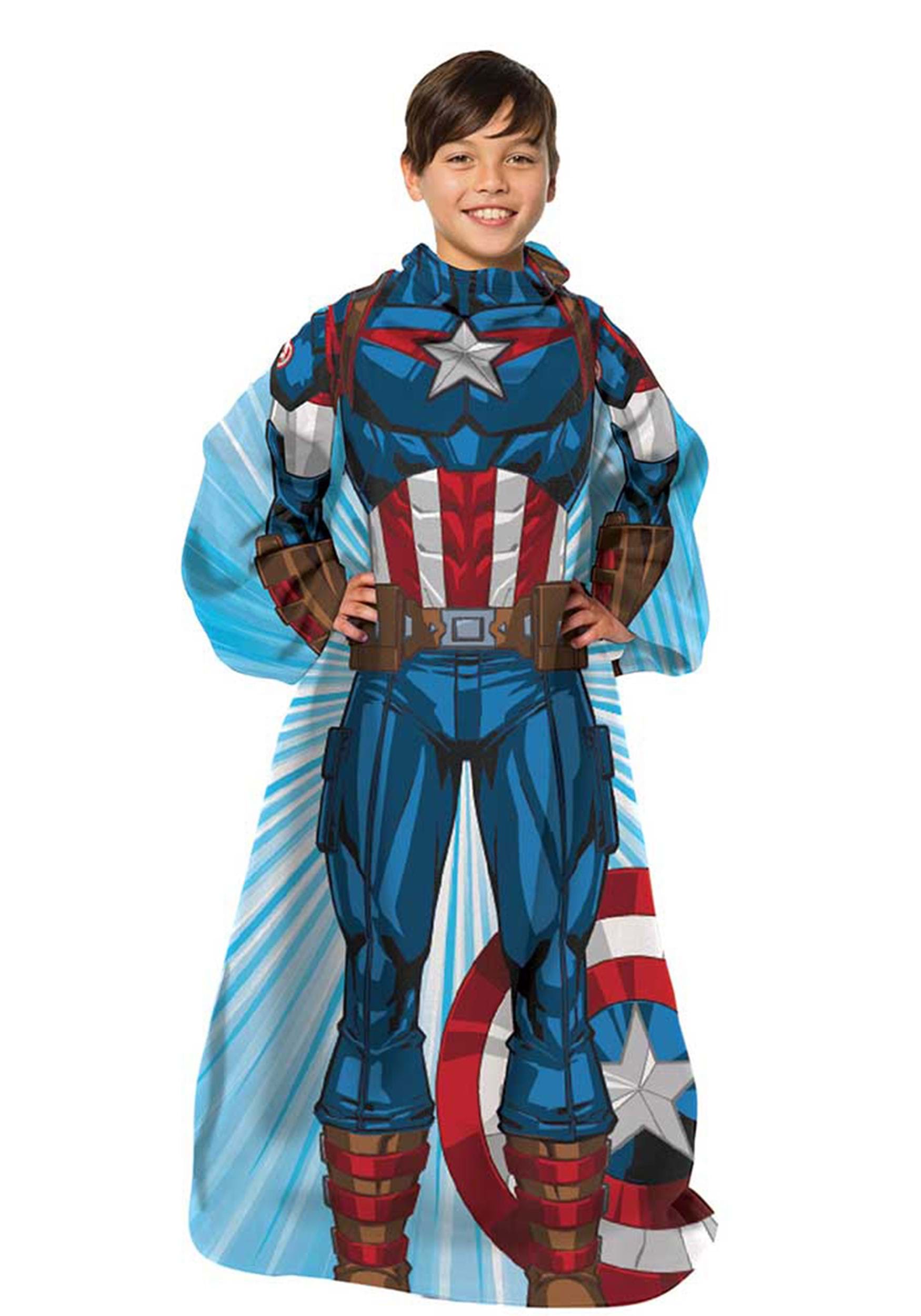 Capitán América Juvy Comfy Throw Blanket Multicolor Colombia
